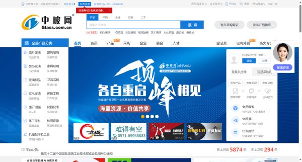 中玻网预览图