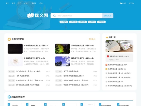 瑞文网预览图